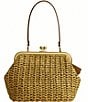 COACH Kisslock 27 Straw Frame Bag - Image 6