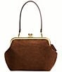 COACH Kisslock 27 Suede Frame Shoulder Bag - Image 1