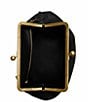 COACH Large Oversized Kisslock Frame Bag, Color:Black - Image 3