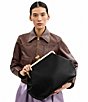 COACH Large Oversized Kisslock Frame Bag, Color:Black - Image 6