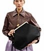 COACH Large Oversized Kisslock Frame Shoulder Clutch Bag - Image 6