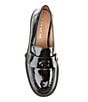 Color:Black Patent - Image 5 - Leah Patent Leather Lug Sole Block Heel Loafers