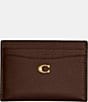 COACH Essential Leather Card Case, Color:Maple - Image 1