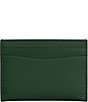 COACH Essential Leather Card Case, Color:Hunter Green - Image 2