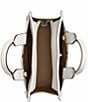 COACH Leather Cargo Tote Bag 26, Color:Chalk - Image 3