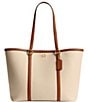 COACH Legacy Colorblock Tote Bag, Color:Ivory Multi - Image 1