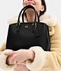COACH Legacy Medium Carryall Satchel Bag, Color:Black - Image 6