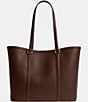 COACH Legacy Pebbled Leather Tote Bag, Color:Maple - Image 2