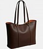 COACH Legacy Pebbled Leather Tote Bag, Color:Maple - Image 4