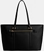 COACH Legacy Zip Tote Bag, Color:Black - Image 2