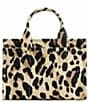 COACH Leopard Print Cargo 20 Tote Bag, Color:Natural Leopard - Image 2