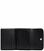 COACH Loved Leather Essential Card Case, Color:Black Brown - Image 3