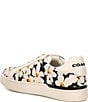 Color:Chalk Multi - Image 3 - Lowline Leather Floral Sneakers