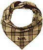 COACH Lucy Plaid Wool Blend Triangle Scarf - Image 1