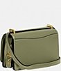 Color:Moss - Image 2 - Luxe Refined Calf Leather Bandit Crossbody Bag