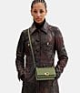 Color:Moss - Image 4 - Luxe Refined Calf Leather Bandit Crossbody Bag