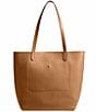 COACH Manhattan Leather Tote Bag, Color:Honey Brown - Image 2