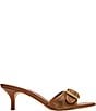 COACH Margot Crystal Leather Kitten Heel Sandals - Image 2