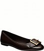 COACH Margot Leather Ballet Flats - Image 1