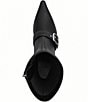 COACH Margot Leather Kitten Heel Buckle Mid Calf Boots - Image 4