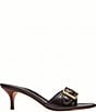 COACH Margot Leather Buckle Hardware Slide Sandals - Image 3