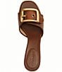 COACH Margot Oversized Buckle Slip On Leather Sandals - Image 4