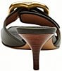 COACH Margot Oversized Buckle Leather Heel Sandals - Image 6