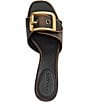 COACH Margot Oversized Buckle Leather Heel Sandals - Image 3
