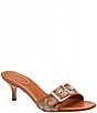 COACH Margot Signature Jacquard Slide Sandals