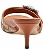 COACH Margot Signature Jacquard Slide Sandals