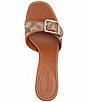 COACH Margot Signature Jacquard Slide Sandals