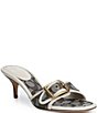 COACH Margot Signature Logo Jacquard Buckle Slide Sandals - Image 1