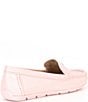 Color:Soft Pink - Image 2 - Marley Leather Logo Slip-On Driver Loafers