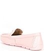 Color:Soft Pink - Image 3 - Marley Leather Logo Slip-On Driver Loafers