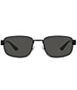 Color:Black - Image 2 - Men's 0HC7149 59mm Solid Rectangle Sunglasses