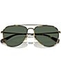 Color:Tortoise - Image 5 - Men's 0HC7164 59mm Tortoise Pilot Sunglasses