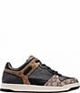 Color:Black/Maple - Image 2 - Men's C201 Mixed Material Sneakers