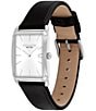COACH Men's Elliot Quartz Analog Leather Strap Watch, Color:Black - Image 2