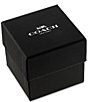 COACH Men's Elliot Quartz Analog Leather Strap Watch, Color:Black - Image 5