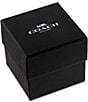 COACH Men's Elliot Quartz Analog Strap Watch, Color:Black - Image 5