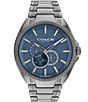 Color:Gray - Image 1 - Men's Jackson Automictic Gray Tone Stainless Steel Bracelet Watch