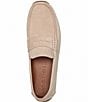 Color:Taupe - Image 4 - Men's Luca Suede Drivers