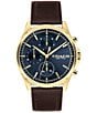 COACH Men's Oliver Multifunction Leather Strap Watch - Image 1
