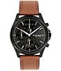 COACH Men's Oliver Multifunction Leather Strap Watch - Image 3