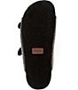 Color:Black - Image 6 - Men's Signature Leather Buckle Sandals
