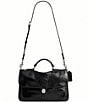 COACH Metropolitan 31 Glazed Leather Turnlock Messenger Bag - Image 4