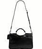 COACH Metropolitan 31 Glazed Leather Turnlock Messenger Bag - Image 5