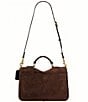 COACH Metropolitan 31 Suede Turnlock Messenger Bag - Image 2