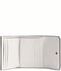 COACH Mila Small Flap Wallet With Sticker Print, Color:Chalk - Image 3
