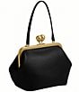 COACH Mini Kisslock Frame 16 Clutch, Color:Black - Image 4
